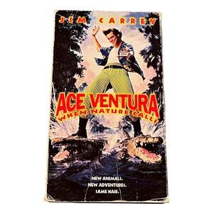 Ace Ventura: When Nature Calls (VHS, 1996) TESTED Tape And Cover